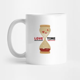 Sand Clock of Love Mug